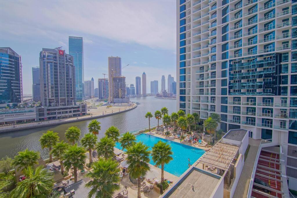 Luxury Hotel Apartment With A Canal View Dubaj Exteriér fotografie