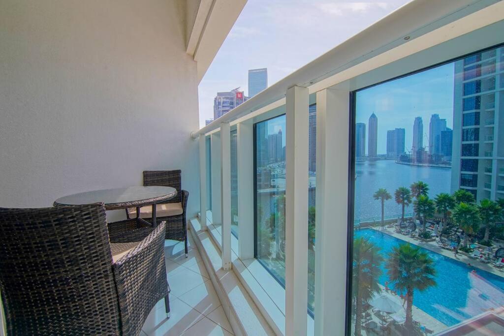 Luxury Hotel Apartment With A Canal View Dubaj Exteriér fotografie